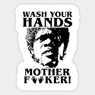 Wash Your Hands (Pulp Fiction style) Sticker